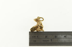 14K 3D Gold Pan Sifter Prospecter Gold Rush Charm/Pendant Yellow Gold