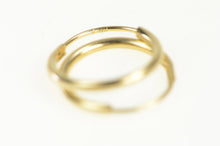Load image into Gallery viewer, 14K 11.7mm Classic Vintage Simple Round Earrings Yellow Gold