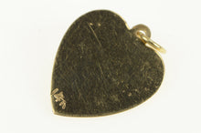 Load image into Gallery viewer, 14K Pearl Swirl Vintage Retro Heart Valentine Charm/Pendant Yellow Gold