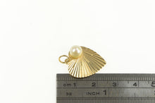Load image into Gallery viewer, 14K Pearl Swirl Vintage Retro Heart Valentine Charm/Pendant Yellow Gold