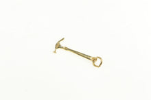 Load image into Gallery viewer, 14K Hammer Construction Tool Contractor Building Charm/Pendant Yellow Gold