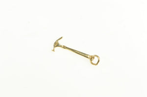 14K Hammer Construction Tool Contractor Building Charm/Pendant Yellow Gold