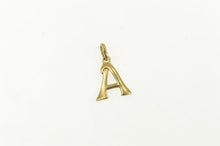 Load image into Gallery viewer, 14K A Monogram Name Letter Initial Personalized Charm/Pendant Yellow Gold