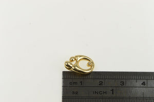 14K Mother & Child Diamond Parent Mother's Day Charm/Pendant Yellow Gold