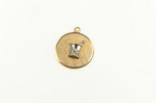 Load image into Gallery viewer, 14K Mortar Pestle Pharmacist Doctor Nurse Health Charm/Pendant Yellow Gold
