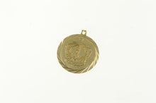 Load image into Gallery viewer, 14K Vintage Crown Royalty King Queen Symbol Charm/Pendant Yellow Gold
