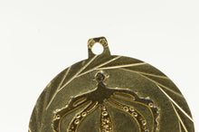 Load image into Gallery viewer, 14K Vintage Crown Royalty King Queen Symbol Charm/Pendant Yellow Gold