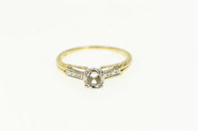 Load image into Gallery viewer, 14K 1940&#39;s Diamond Vintage Engagement Setting Ring Yellow Gold