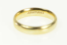 Load image into Gallery viewer, 14K 4.2mm Flush Diamond Inset Wedding Band Ring Yellow Gold