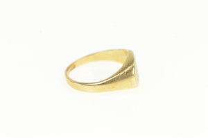 14K LRF Monogram Engraved Child's Baby Ring Yellow Gold