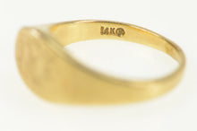 Load image into Gallery viewer, 14K LRF Monogram Engraved Child&#39;s Baby Ring Yellow Gold