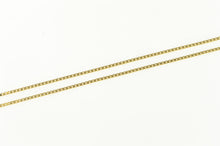 Load image into Gallery viewer, 14K 1.0mm Vintage Square Link Classic Box Chain Necklace 16&quot; Yellow Gold