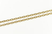 Load image into Gallery viewer, 14K 3.3mm Thick Cable Oval Paperclip Chain Necklace 20&quot; Yellow Gold