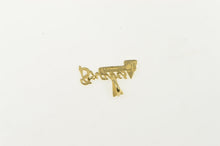 Load image into Gallery viewer, 14K Atlanta Braves Baseball Team Word Cut Out Charm/Pendant Yellow Gold