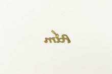 Load image into Gallery viewer, 14K Pam Name Pamela Cut Out Personalized Charm/Pendant Yellow Gold