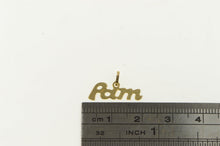 Load image into Gallery viewer, 14K Pam Name Pamela Cut Out Personalized Charm/Pendant Yellow Gold