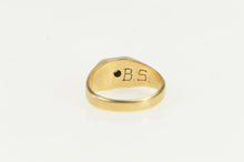 Load image into Gallery viewer, 10K Art Deco Squared Diamond Vintage Statement Ring Yellow Gold