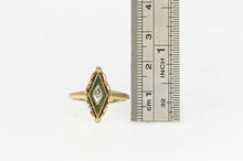 Load image into Gallery viewer, 10K Nephrite Diamond Ornate Scalloped Vintage Ring Yellow Gold
