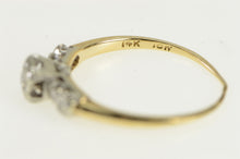 Load image into Gallery viewer, 14K 1940&#39;s Diamond Engagement Classic Promise Ring White Gold