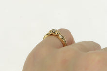 Load image into Gallery viewer, 14K Classic Diamond Vintage Promise Engagement Ring Yellow Gold