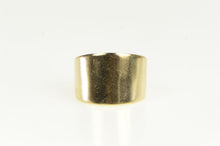 Load image into Gallery viewer, 14K 15.9mm Graduated Squared Statement Band Ring Yellow Gold