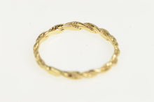 Load image into Gallery viewer, 14K 1.9mm Twist Rope Pattern Vintage Band Ring Yellow Gold
