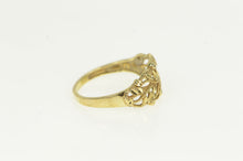 Load image into Gallery viewer, 10K Black Hills Leaf Feather Vintage Statement Ring Yellow Gold
