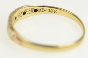 10K Black Hills Leaf Vintage Classic Band Ring Yellow Gold