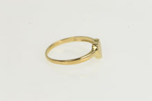 Load image into Gallery viewer, 10K Heart Love Symbol Classic Forget Me Not Ring Yellow Gold
