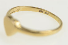 Load image into Gallery viewer, 10K Heart Love Symbol Classic Forget Me Not Ring Yellow Gold