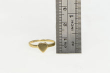 Load image into Gallery viewer, 10K Heart Love Symbol Classic Forget Me Not Ring Yellow Gold