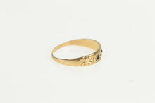 Load image into Gallery viewer, 10K Victorian Ornate Garnet Wreath Baby Child&#39;s Ring Yellow Gold