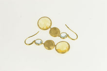 Load image into Gallery viewer, 18K Marco Bicego Jaipur Citrine Topaz Dangle Earrings Yellow Gold