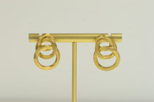 Load image into Gallery viewer, 18K Marco Bicego Jaipur Circle Layered Dangle Earrings Yellow Gold