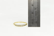Load image into Gallery viewer, 14K 1940&#39;s Diamond Vintage Wedding Band ring Yellow Gold