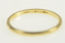 Load image into Gallery viewer, 14K 1.5mm Simple Plain Wedding Band Ring Yellow Gold