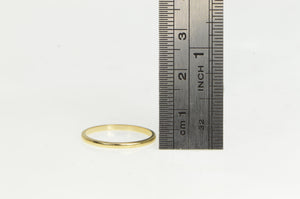 14K 1.5mm Simple Plain Wedding Band Ring Yellow Gold