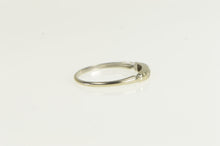 Load image into Gallery viewer, 14K 1940&#39;s Diamond Vintage Wedding Band Ring White Gold