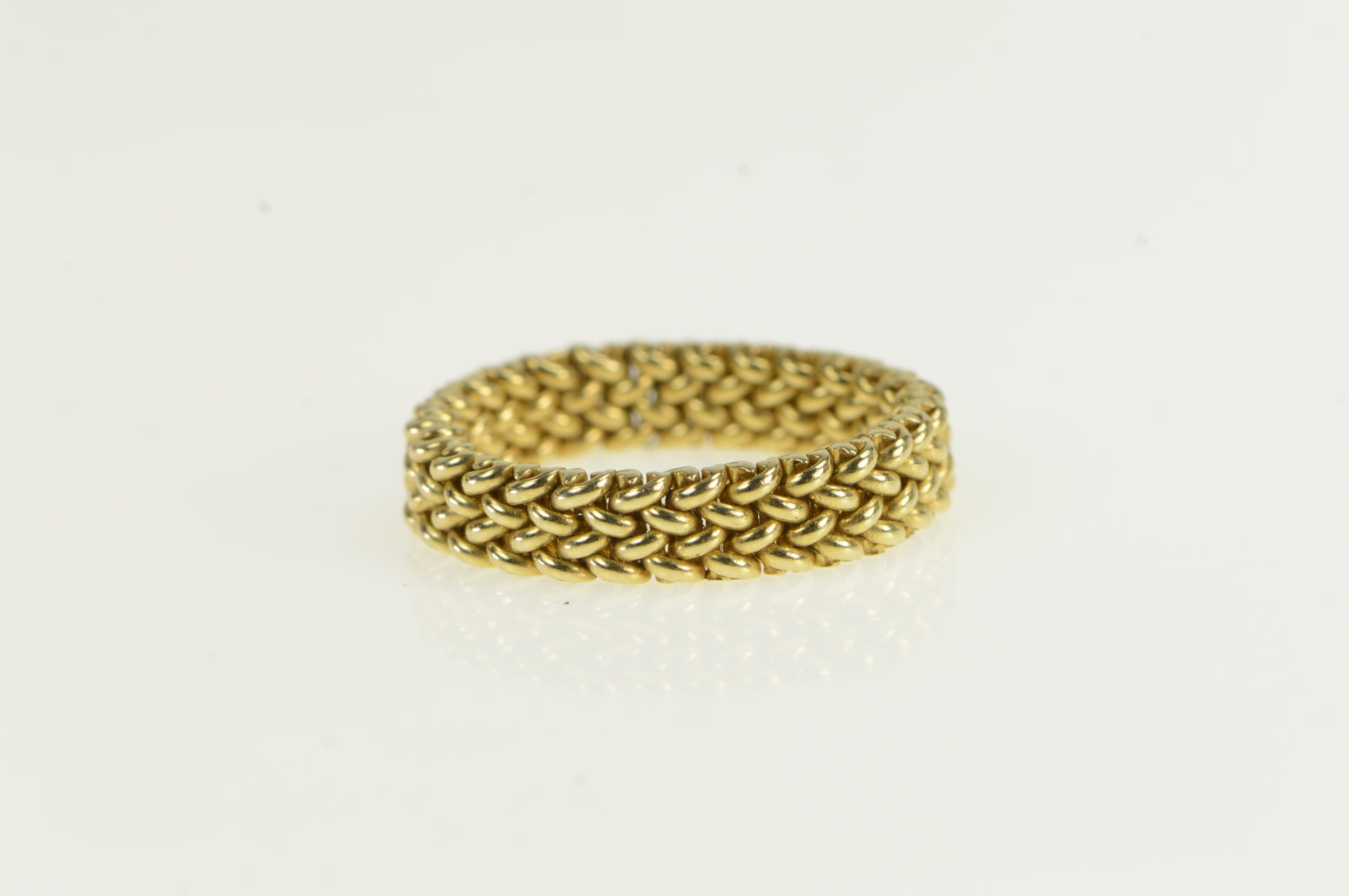 mesh ring gold