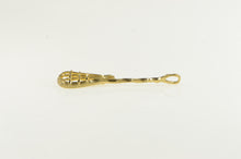 Load image into Gallery viewer, 14K 3D Lacrosse Stick Vintage Sports Equipment Charm/Pendant Yellow Gold