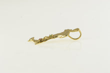 Load image into Gallery viewer, 14K Emerald Diamond Ruby Italy Map Travel Charm/Pendant Yellow Gold