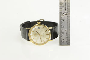 14K Yellow Gold Omega Seamaster DeVille Auto Vintage Men's Watch