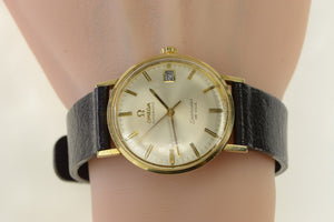 14K Yellow Gold Omega Seamaster DeVille Auto Vintage Men's Watch