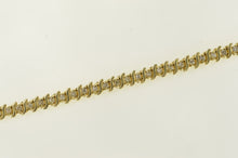 Load image into Gallery viewer, 14K 1.25 Ctw Diamond Wavy Link Tennis Bracelet 5.75&quot; Yellow Gold