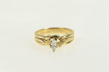 Load image into Gallery viewer, 14K 0.20 Ct Marquise Diamond Bridal Set Ring Yellow Gold