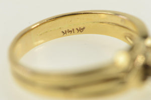 14K 0.20 Ct Marquise Diamond Bridal Set Ring Yellow Gold
