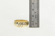 Load image into Gallery viewer, 14K 0.36 Ctw Baguette Diamond Men&#39;s Ring Yellow Gold