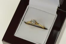 Load image into Gallery viewer, 14K 40&#39;s Diamond Promise Engagement Ring Yellow Gold