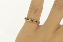 Load image into Gallery viewer, 14K Ruby Diamond Classic Wedding Band Ring Yellow Gold