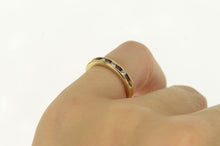 Load image into Gallery viewer, 14K Ruby Diamond Classic Wedding Band Ring Yellow Gold
